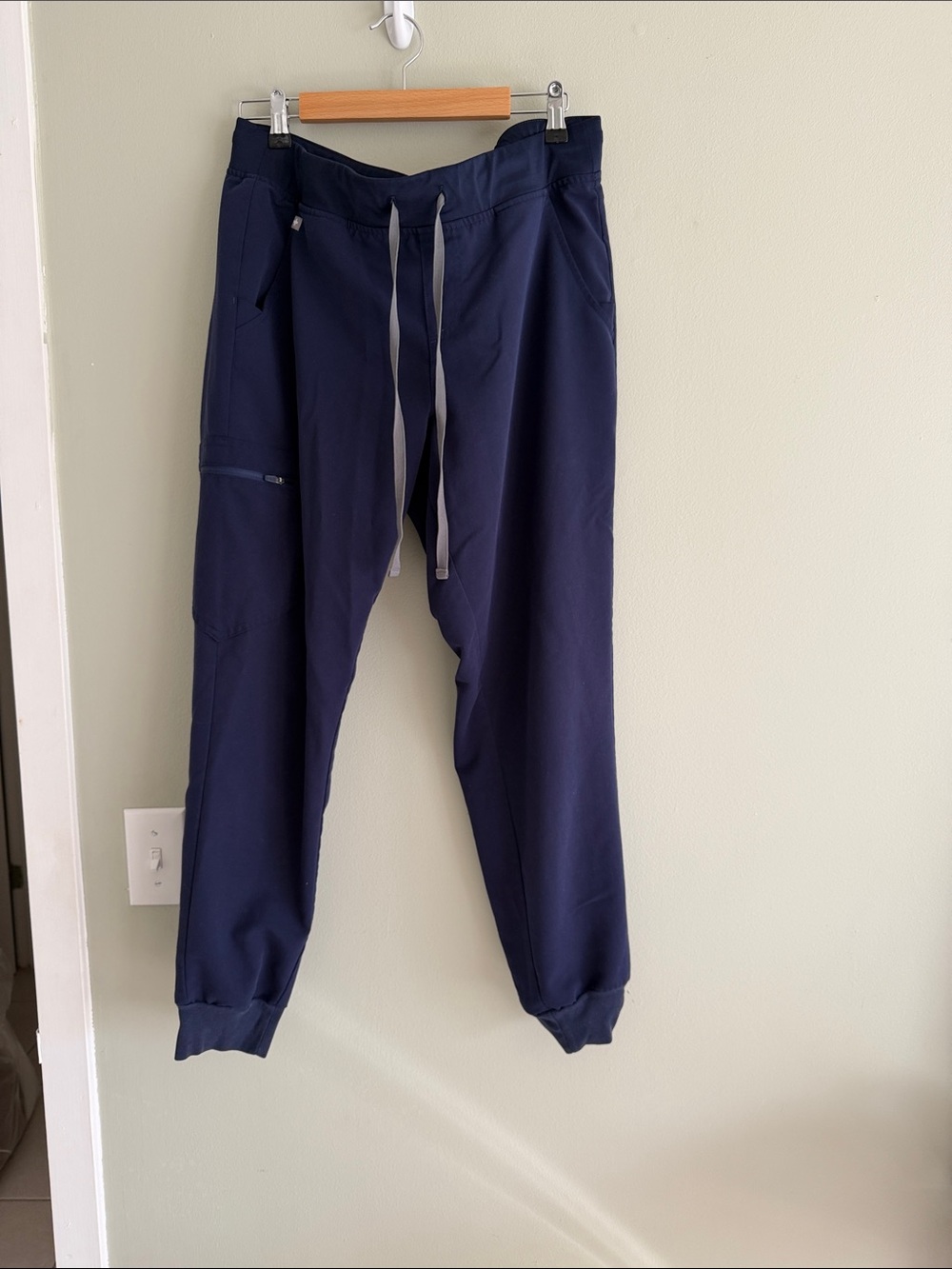 Figs navy joggers scrub pants